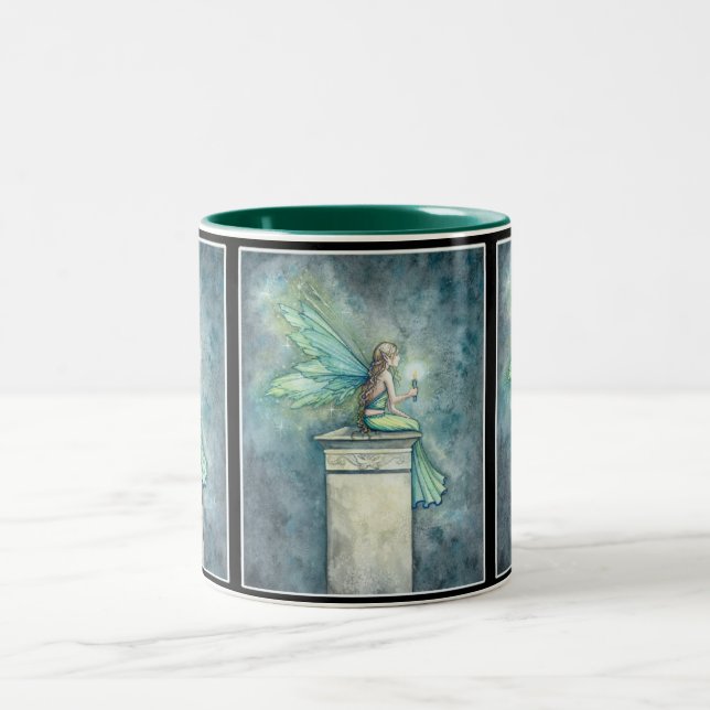 Caneca De Café Em Dois Tons "ilustrações de molly harrison" (Centro)
