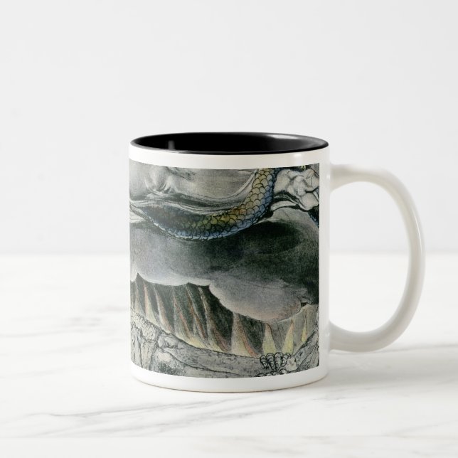 Caneca De Café Em Dois Tons Ilustrações de William Blake | do livro de (Direita)