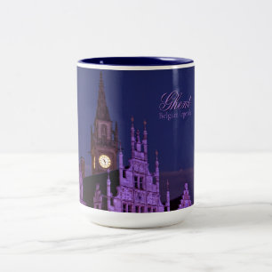 Caneca De Café Em Dois Tons Ímã de Foto Flexível