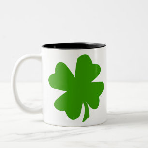 Caneca De Café Em Dois Tons Imagem de fecho