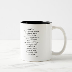 Caneca De Café Em Dois Tons Imagem do sobrevivente