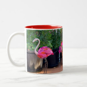 Caneca De Café Em Dois Tons Impatiência Flamingo