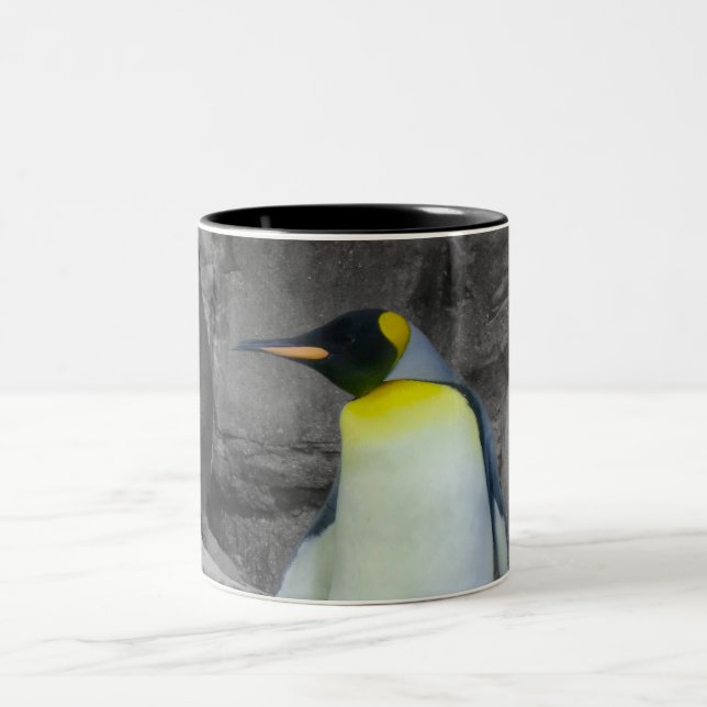 Caneca De Café Em Dois Tons Imperador Penguin (Centro)