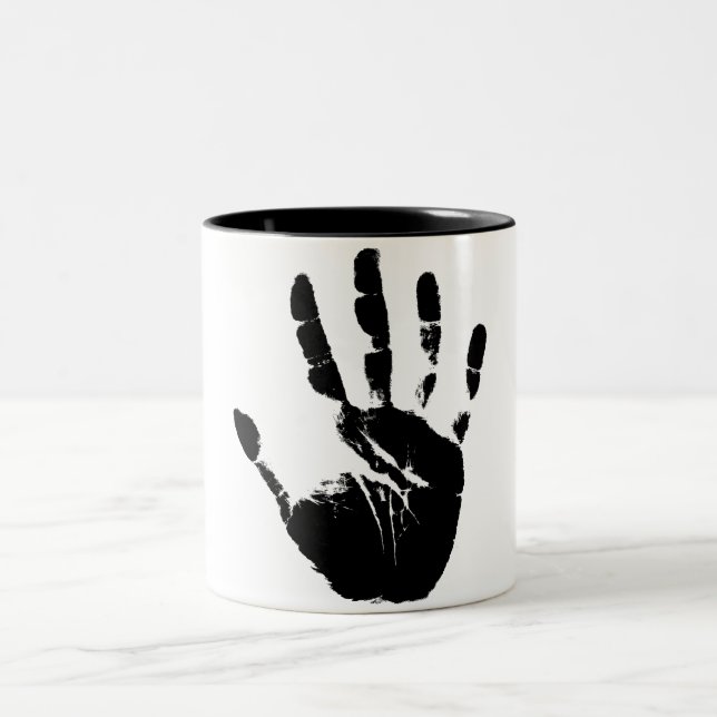 Caneca De Café Em Dois Tons Impressão de tinta (Centro)