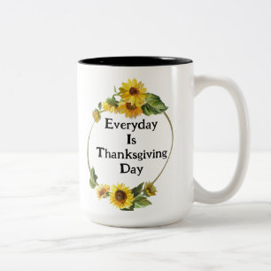 Caneca De Café Em Dois Tons Impressão Frente e Verso EIDT Todos os Dias São Di