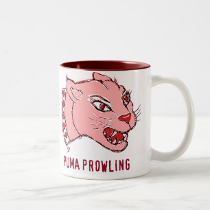 CANECA DE CAFÉ EM DOIS TONS IMPRESSÃO PROWLING DO PUMA DO PUMA