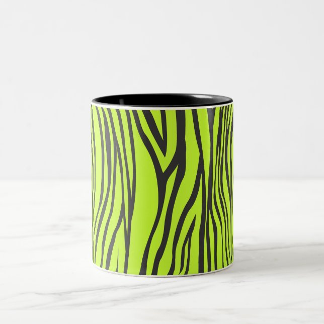Caneca De Café Em Dois Tons impressão zebra (Centro)