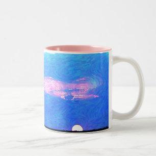Caneca De Café Em Dois Tons Impressionante Linguista de Mata Cerâmica