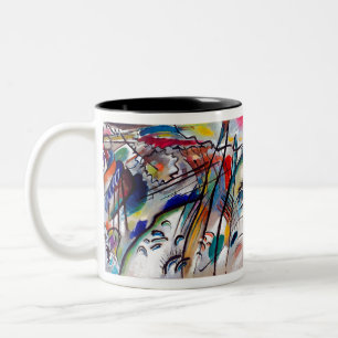 Caneca De Café Em Dois Tons Improvisação Wassily Kandinsky 28