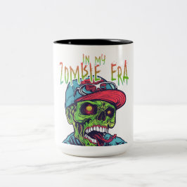 Caneca De Café Em Dois Tons In My Zombie Mug | Funny Horror Halloween Coffee