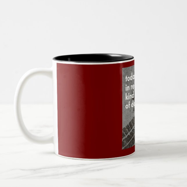 Caneca De Café Em Dois Tons In Reverse Kind of Day Mug (Esquerda)