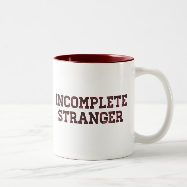 Caneca De Café Em Dois Tons Incompleto estranho (Direita)