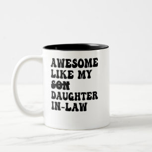 Caneca De Café Em Dois Tons Incrível Como A Minha Filha Da Família.