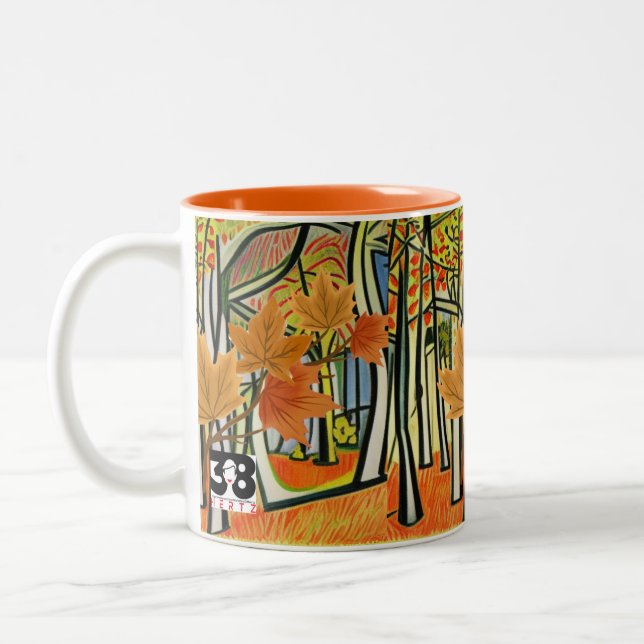 Caneca De Café Em Dois Tons Incrível outono (Esquerda)
