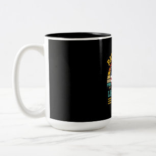 Caneca De Café Em Dois Tons Independência Americana do Gamer Legendário Patr