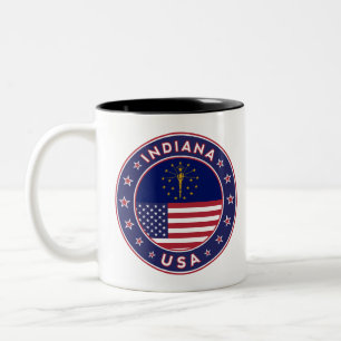 Caneca De Café Em Dois Tons Indiana