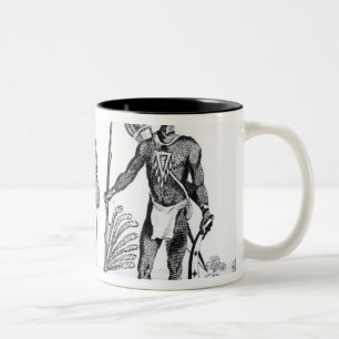 Caneca De Café Em Dois Tons Indianos norte-americanos