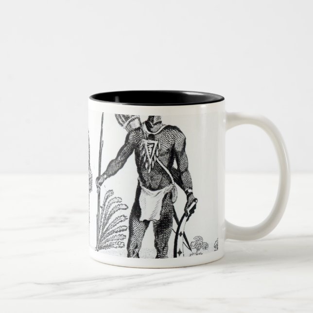 Caneca De Café Em Dois Tons Indianos norte-americanos (Direita)