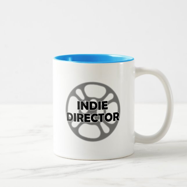 Caneca De Café Em Dois Tons "Indie Diretor" Mug (Direita)