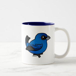 Caneca De Café Em Dois Tons Indigo Bunting