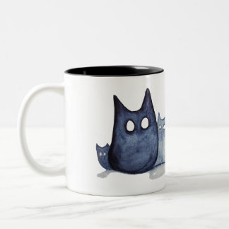 Caneca De Café Em Dois Tons Indigo Catz