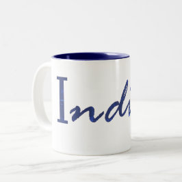 Caneca De Café Em Dois Tons Indigo Mug