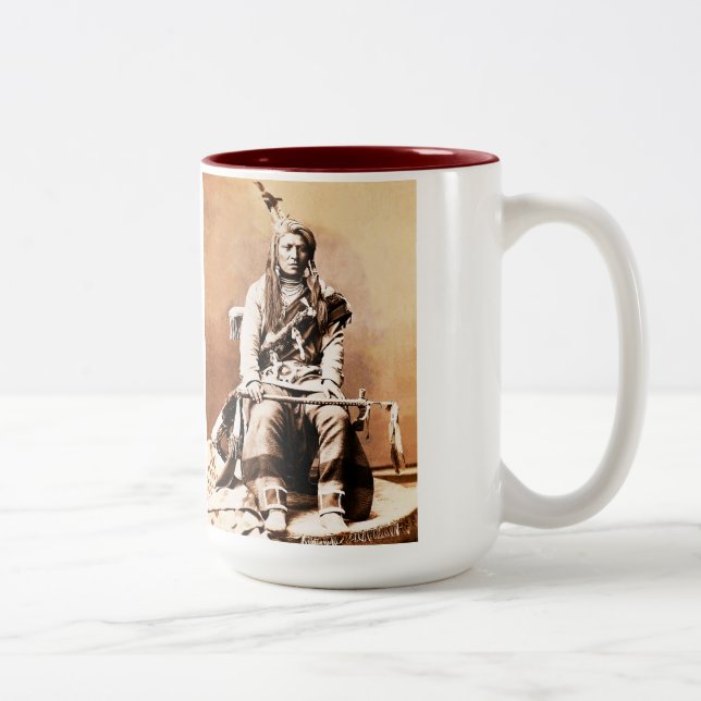 Caneca De Café Em Dois Tons índio Crow, 1880 (Direita)