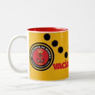 CANECA DE CAFÉ EM DOIS TONS INFANTERÍA DE MARINA