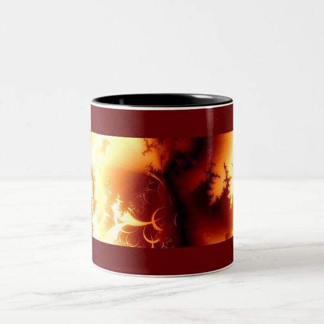 Caneca De Café Em Dois Tons Inferno (Centro)