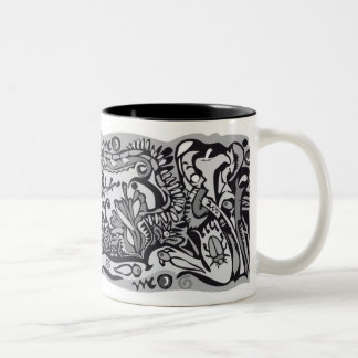 Caneca De Café Em Dois Tons Inferno