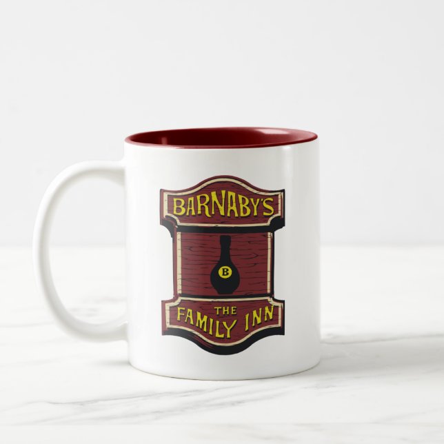 Caneca De Café Em Dois Tons Inn Familiar de Barnaby (Esquerda)