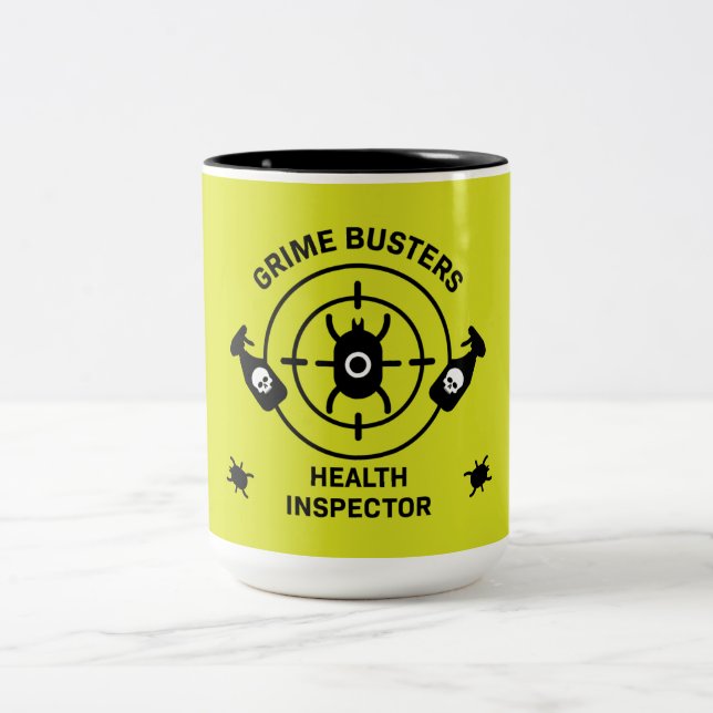 Caneca De Café Em Dois Tons Inspetor de Saúde (Centro)