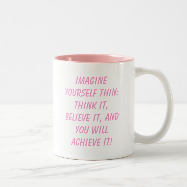 Caneca De Café Em Dois Tons Inspiração da perda de peso (Direita)