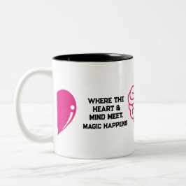 Caneca De Café Em Dois Tons Inspiração e Afetação