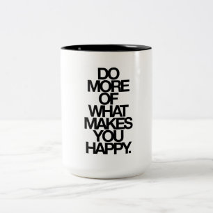Caneca De Café Em Dois Tons inspirador e inspirado