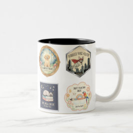 Caneca De Café Em Dois Tons Inspirational animals and kids art collection