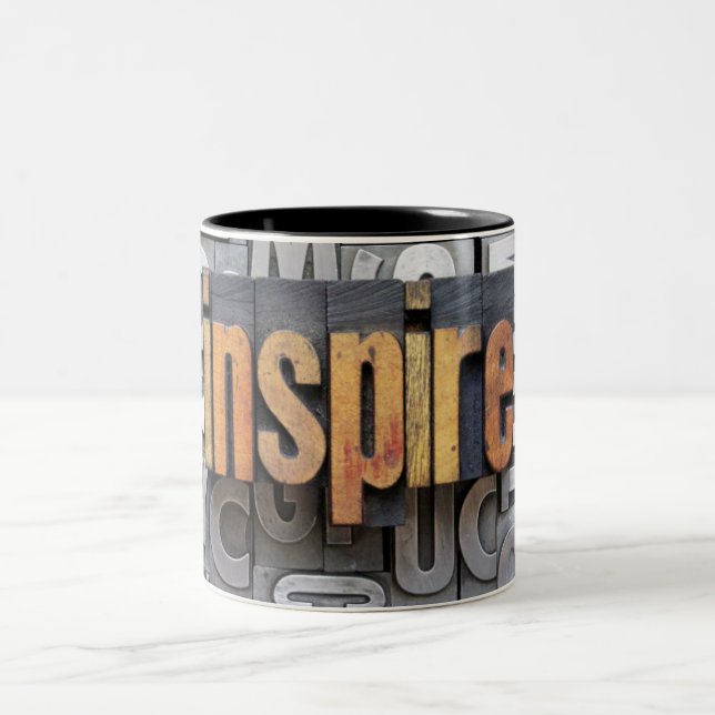 Caneca De Café Em Dois Tons Inspire (Centro)