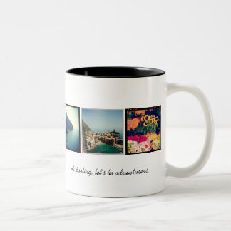 Caneca De Café Em Dois Tons Instagram Adventurers Viagem Foto Personalizada Mu