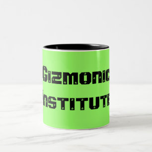 Caneca De Café Em Dois Tons Instituto de Gizmonic