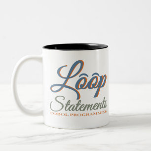 Caneca De Café Em Dois Tons Instruções de Loop em Programação Cobol