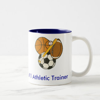 Caneca De Café Em Dois Tons Instrutor atlético - personalizado