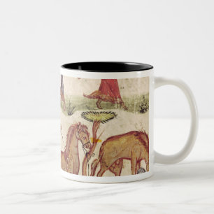 Caneca De Café Em Dois Tons Instrutores de cavalo