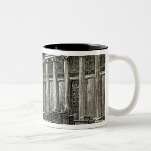 Caneca De Café Em Dois Tons Interior das casas do parlamento, Viena