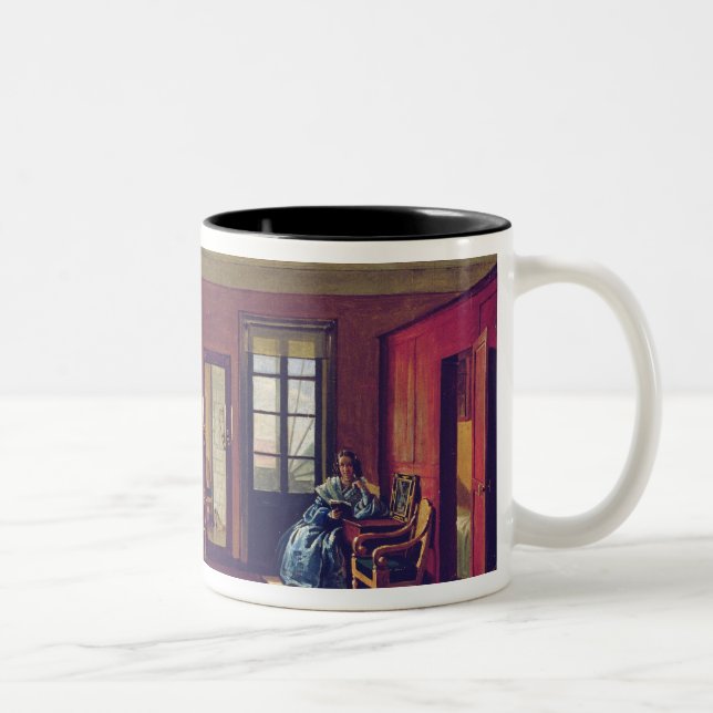 Caneca De Café Em Dois Tons Interior de um sótão (Direita)