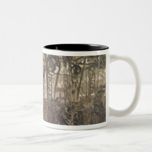 Caneca De Café Em Dois Tons Interior de uma fábrica das munições, 1916-17