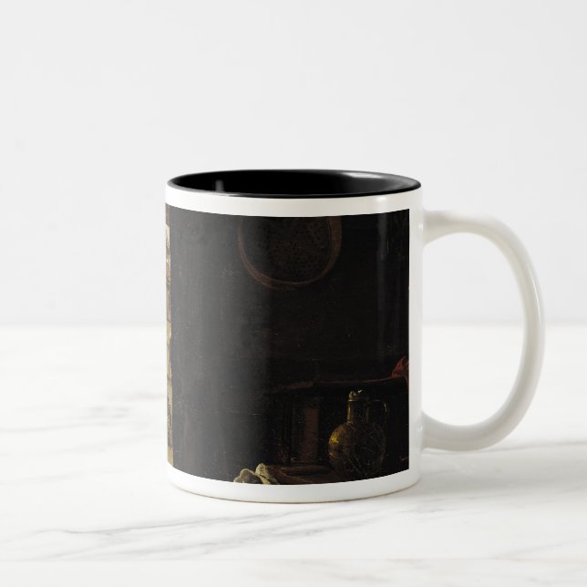 Caneca De Café Em Dois Tons Interior rústico (Direita)