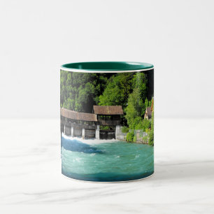 Caneca De Café Em Dois Tons Interlaken west em Suiça