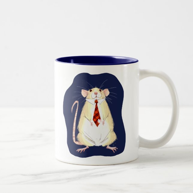 Caneca De Café Em Dois Tons Internashunice Marty Mouse CEO mug (Direita)