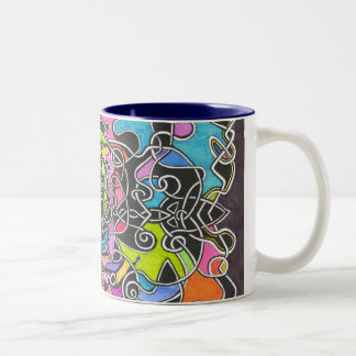 Caneca De Café Em Dois Tons intreccisimmetrici