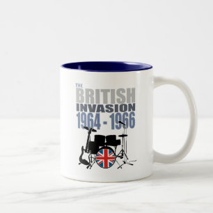 Caneca De Café Em Dois Tons Invasão britânica III
